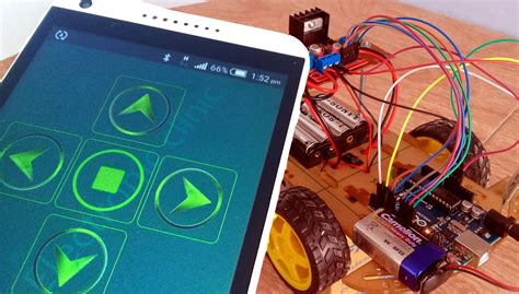 Arduino Bluetooth Controlled Robot Using L N Motor Driver Android App
