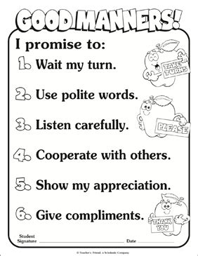 36 good manners worksheets for kindergarten png tunnel
