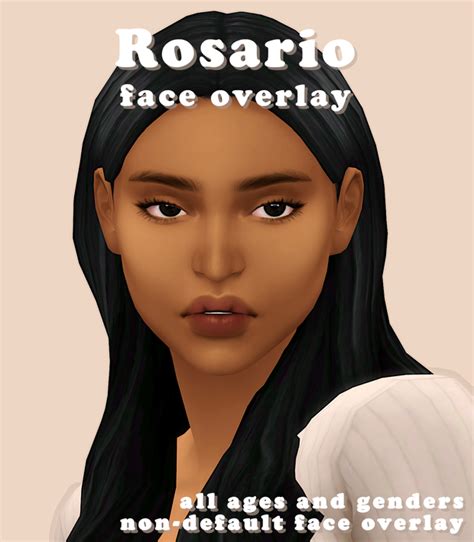 Rosario Face Overlay By Acuar Io Acuar Io On Patreon Sims Four Sims