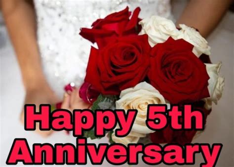 Happy 5th Anniversary Quotes Images Wishes 2020 Best Collection