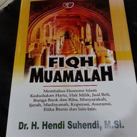 Jual Jual Buku Fiqh Muamalah Dr H Hendi Suhendi Shopee Indonesia