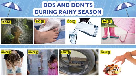dos and don ts to take care of health during rainy season