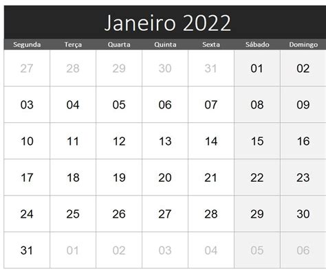 Calendário Smart 2022 Em Excel Smart Planilhas