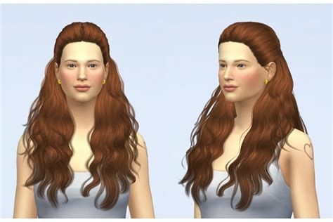 Re Edit Cazy Hannah Hair At Rusty Nail Sims 4 Updates