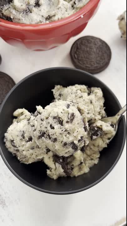 Edible Oreo Cookie Dough Recipe Finding Zest