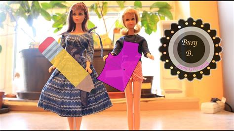 Young dancers can choreograph playtime by taking these two friend dolls to ballet. Barbie DEUTSCH │Schnittmuster selber machen für Francie │Barbie Let's Dance │ Teil 1 - YouTube