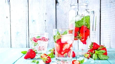 Strawberry Basil Water Recipe Advanced Mixology