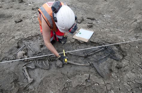 Medieval Skeleton Found Face Down In Thames Still Wearing Boots