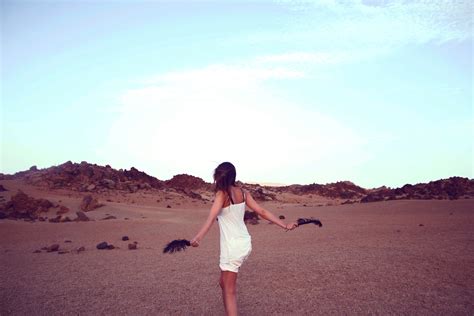 Free Images Beach Landscape Sea Sand Horizon Girl Woman Desert Vacation Travel