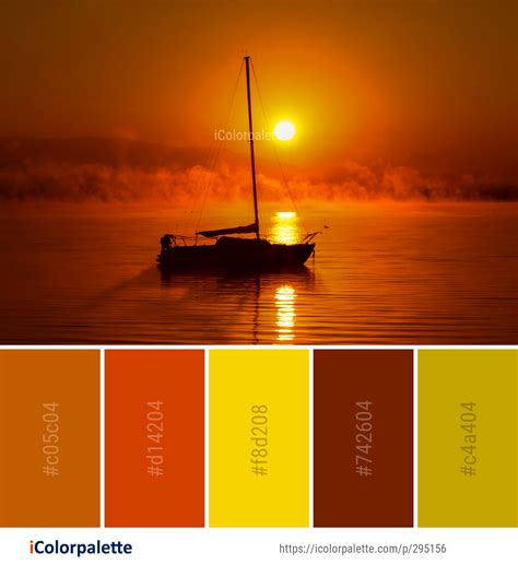Color Palette Ideas From Calm Sunrise Sunset Image Icolorpalette