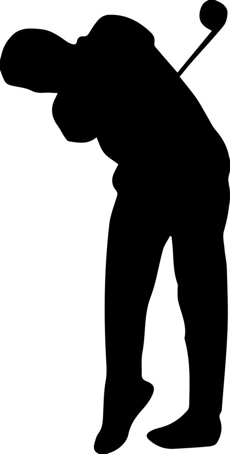 Silhouette Clipart Golf Silhouette Golf Transparent Free