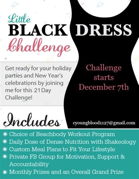 Little Black Dress Challenge Little Black Dress Challenge Little