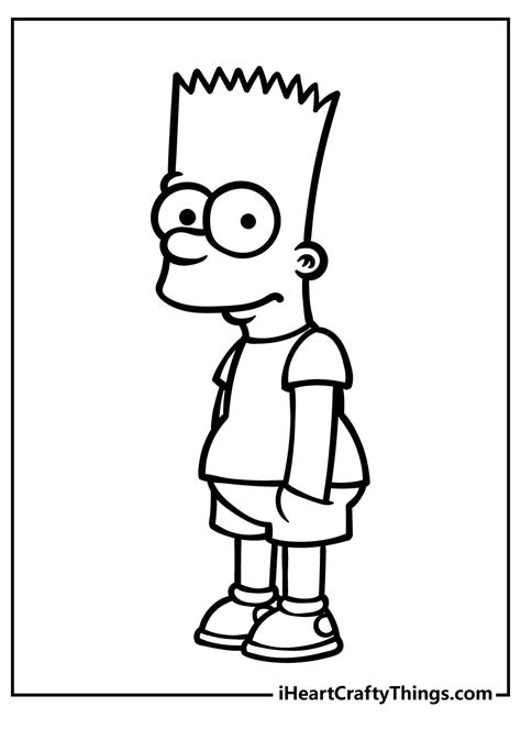 33 Hood Bart Simpson Coloring Pages Sharlayrosanna