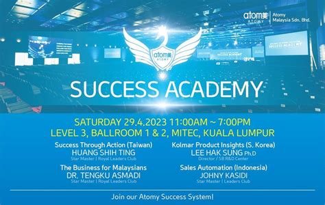 Atomy Malaysia Success Academy April 2023 Kl Malaysian International