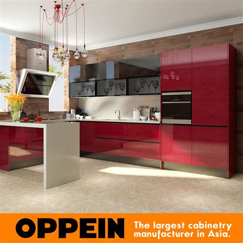 Fabuwood has made the tedious task of choosing the best kitchen. China Modern U Shaped Red Acrylic Wood Modular Wholesale ...