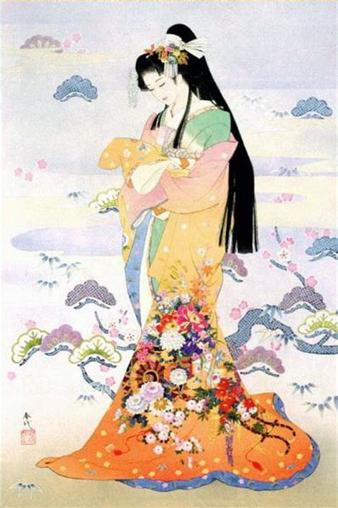 Los Kimonos De Haruyo Morita Cuaderno De Retazos Arte Geisha Arte