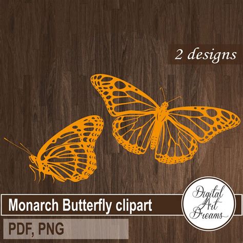 Monarch Butterfly Svg Files Butterfly Svg For Cricut Paper Etsy