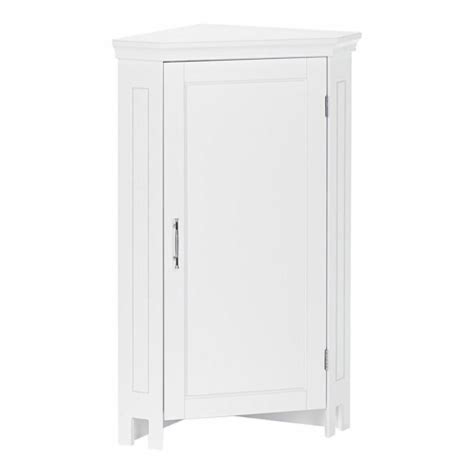 Riverridge Somerset Single Door Transitional Wood Corner Cabinet In