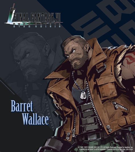 Barret Wallace Portrait Art Final Fantasy Vii Ever Crisis Art Gallery