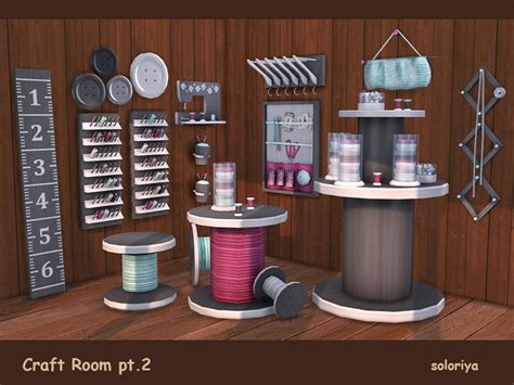 Soloriya Craft Room Part 2 Sims 4