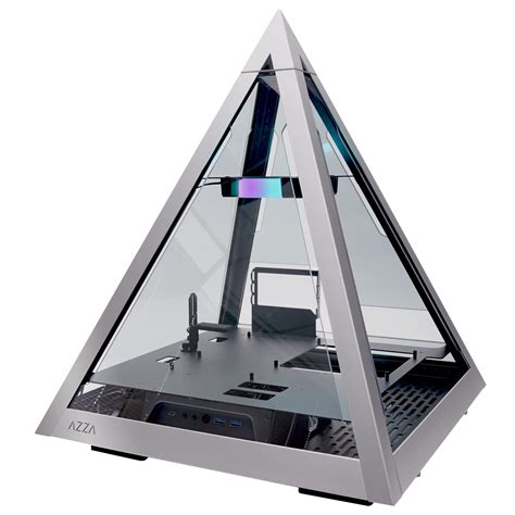 Buy Azza Pyramid L Pcie 40 All Sides Tempered Glass Atx Mid Tower