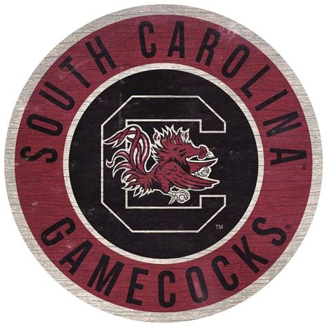 Ncaa South Carolina Gamecocks 12 Wooden Circle Sign In 2020 Carolina Gamecocks Gamecocks