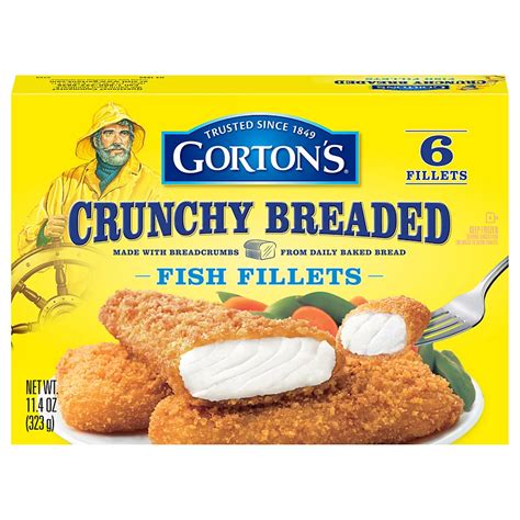 Gortons Crunchy Breaded Fish Fillets Shop Seafood At H E B