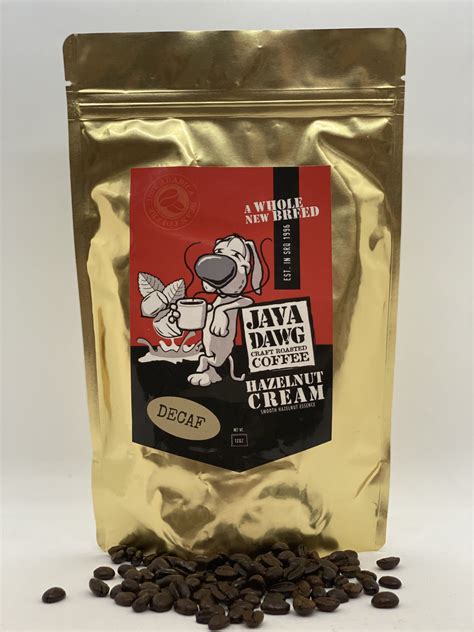 Hazelnut DECAF Java Dawg Coffee