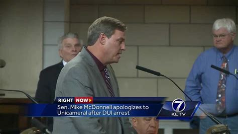 Sen Mike Mcdonnell Apologizes To Unicameral After Dui Arrest