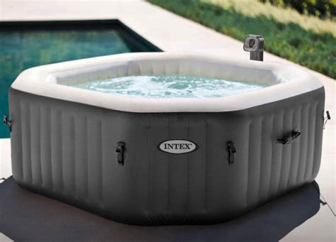 Pool return jets are an integral part of your filtration system and if set properly, increase the circulation of your pool water and disrupts sediment buildup and debris from walls and the floor. Intex 120 Bubble Jets 4 Person Pool Purespa Massage Spa ...