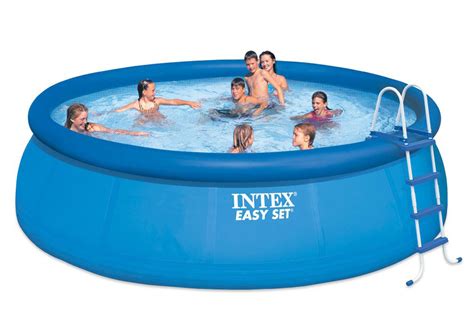 Intex 15 Ft Round X 48 Deep Easy Set Above Ground Swimming Pool Model