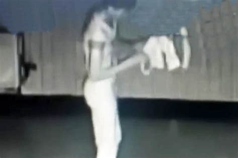 man caught on cctv stealing women s underwear daily star