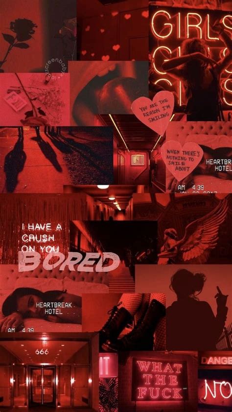 Super Bored 🌙 Dark Red Wallpaper Edgy Wallpaper Red Aesthetic