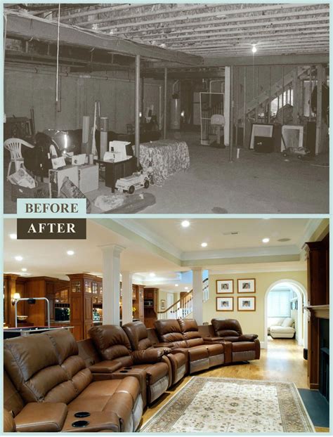 Basements Before And After Steeplechase Lane In Malvern Pa The Old