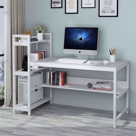 Free shipping on qualified orders. Tribesigns 60 inch Modern Large Office Desk Computer Table ...