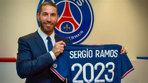 Oficial Sergio Ramos Jugará En El Paris Saint Germain Hasta 2023