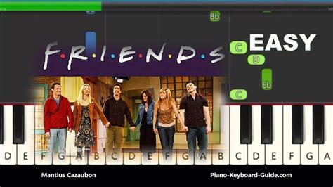 Friends Theme Song Intro Easy Piano Tutorial Youtube