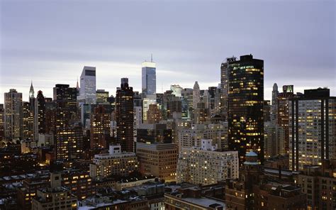 High Rise Buildings New York City Usa City Cityscape Hd Wallpaper