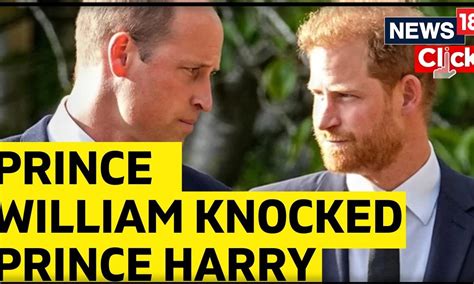 Prince Harry Says Prince William Knocked Him To The Floor In Dispute English News Live News18