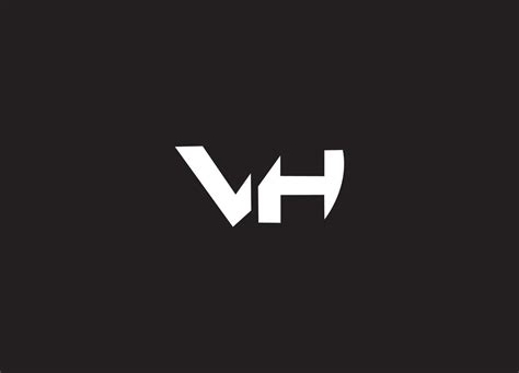 Abstract Letter Vh Monogram Logo Design 20645792 Vector Art At Vecteezy