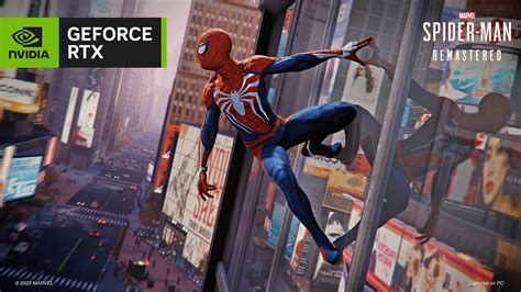 Marvels Spider Man Remastered Pc New Video Provides First Look At Nvidia Dlss Support