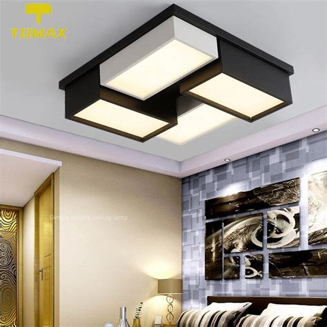 8584us Modern Led Square Ceiling Lamps For Living Room Bedroom