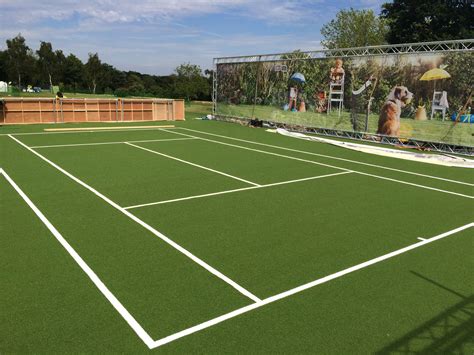 Tennis Court Surfacing At Wimbledon For Hsbc