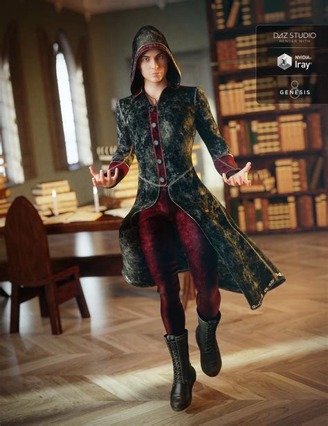 Wizard Apprentice Outfit For Genesis 8 Males Daz 3d