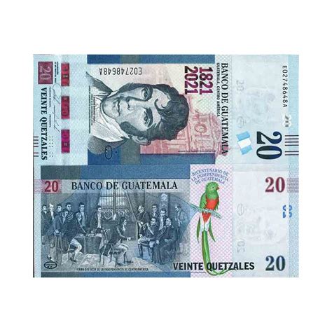 Colección Billetes Guatemala Pk N° 999 20 Quetzal La Maison Du