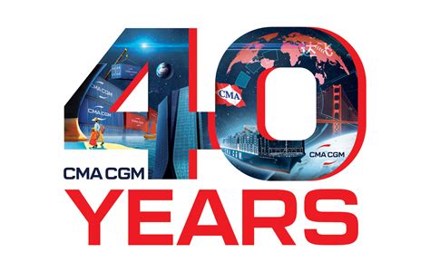 Cma Cgm Unveils The Logo Of Its 40th Anniversary Executive Bulletin