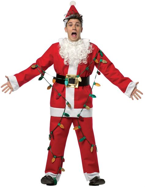 National Lampoon S Christmas Vacation Lit Up Santa Adult Costume