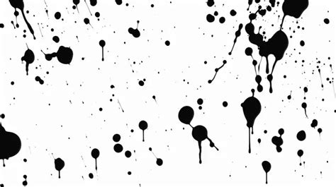Ink Drops Stains And Splashes A Seamless Vector Pattern Of Abstract