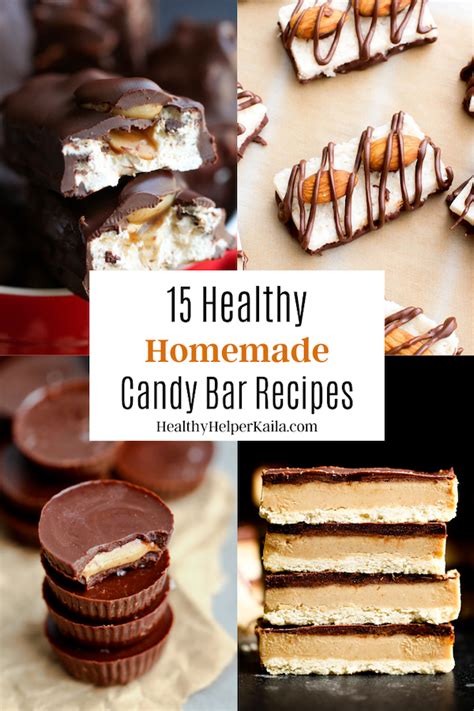 15 Healthy Homemade Candy Bar Recipes All Your Favorite Candy Bars