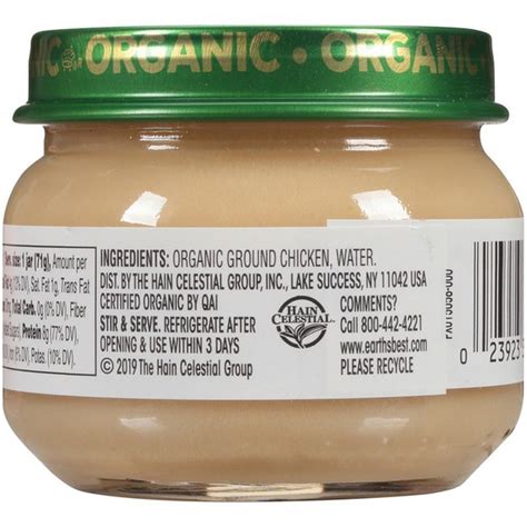 Not only does organic baby food shop offer the best european baby formula at the absolute lowest prices available, but you'll also get fast, free shipping with your purchase. Earth's Best Stage 1 Chicken & Chicken Broth Organic Baby ...